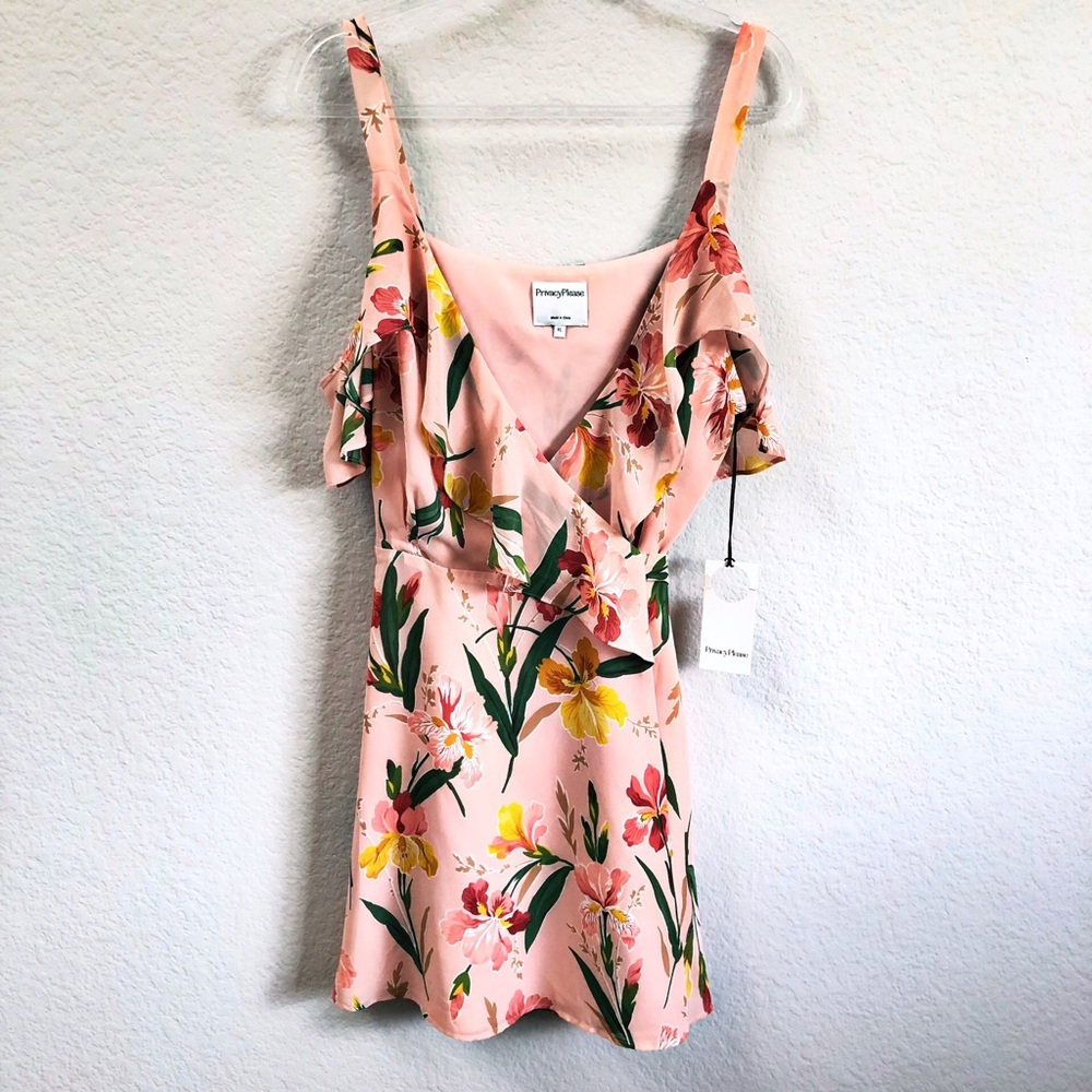 Privacy Please REVOLVE Hamlet Mini Dress Floral XL - Picture 2 of 5